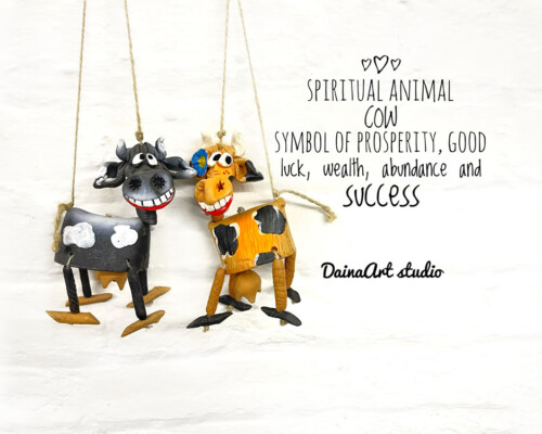 Hand Made Cow Wind Chimes